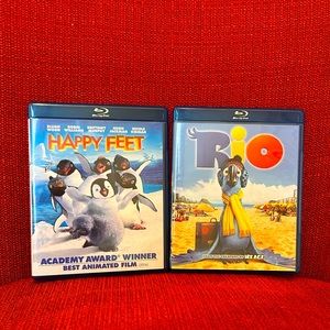 Blu-ray Happy Feet and Rio